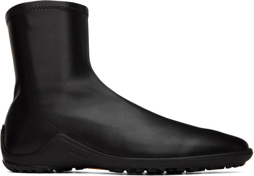 Proenza Schouler Black Grip Stretch Ankle Boots - Picture 4