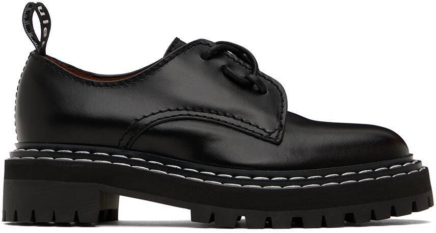 Proenza Schouler Black Lug Sole Oxfords - Picture 5