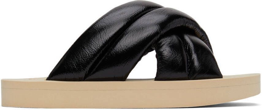 Proenza Schouler Black Padded Float Sandals - Picture 5