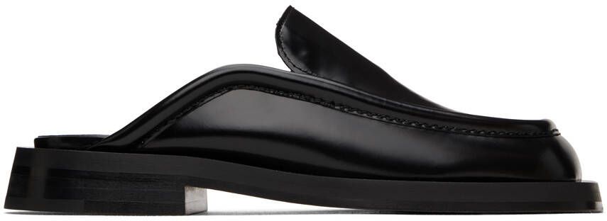 Proenza Schouler Black Square Loafers