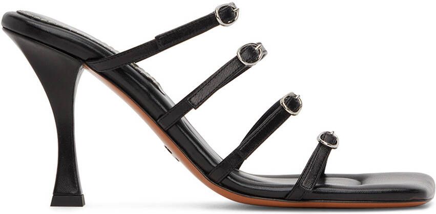 Proenza Schouler Black Square Sandals - Picture 5