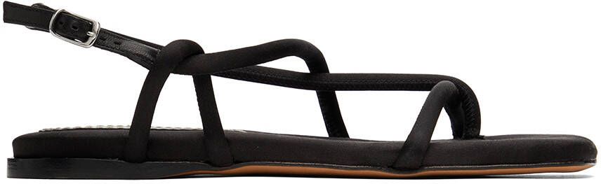 Proenza Schouler Black Strappy Sandals