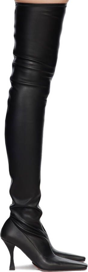 Proenza Schouler Black Trap Over-The-Knee Boots - Picture 5