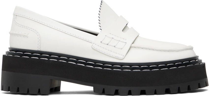Proenza Schouler Off-White Lug Sole Platform Loafers