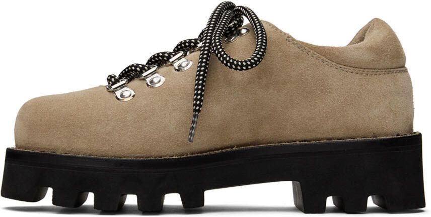 Proenza Schouler Beige Hiking Oxfords - Picture 3