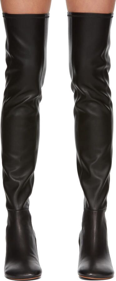 Proenza Schouler Black Glove Over-The-Knee Boots