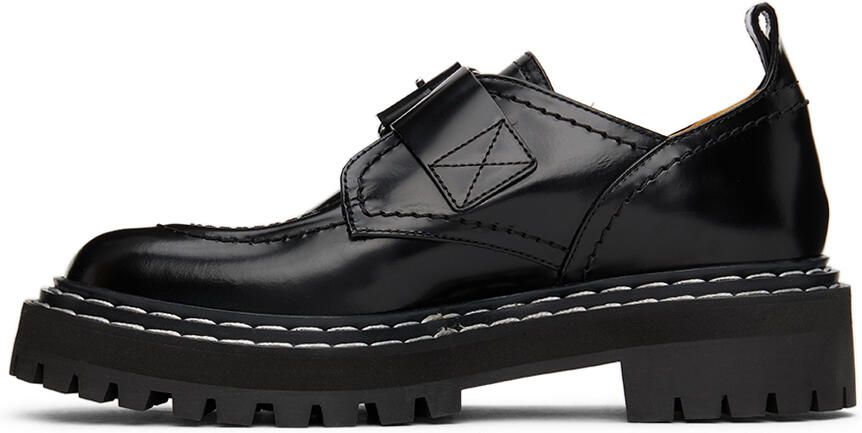 Proenza Schouler Black Lug Sole Buckle Oxfords - Picture 4