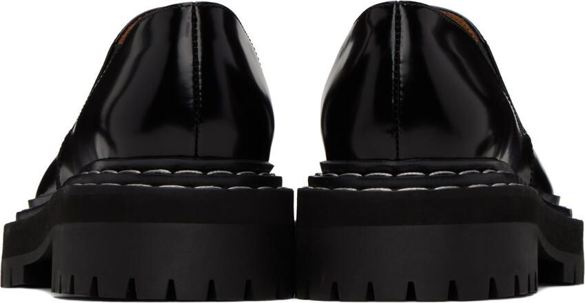 Proenza Schouler Black Lug Sole Loafers