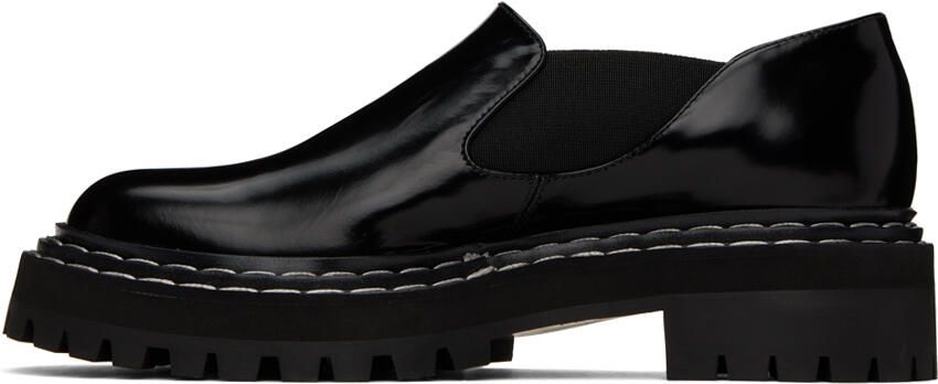 Proenza Schouler Black Lug Sole Loafers - Picture 3