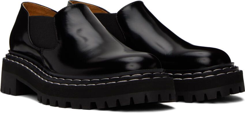 Proenza Schouler Black Lug Sole Loafers - Picture 2