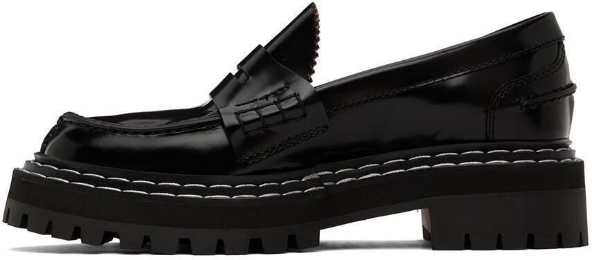 Proenza Schouler Black Lug Sole Loafers - Picture 3