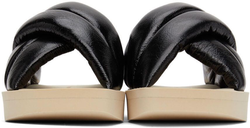 Proenza Schouler Black Padded Float Sandals - Picture 3