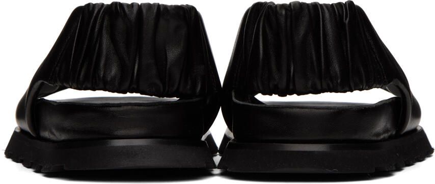 Proenza Schouler Black Slingback Fuss Sandals