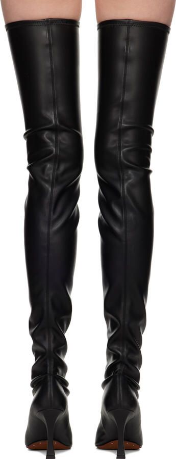 Proenza Schouler Black Trap Tall Boots - Picture 2