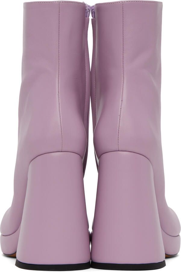 Proenza Schouler Purple Forma Platform Boots - Picture 5