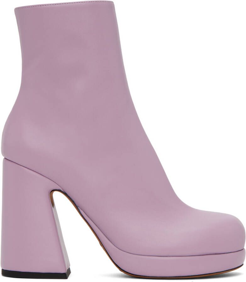 Proenza Schouler Purple Forma Platform Boots