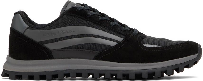 PS by Paul Smith Black Damon Sneakers - Picture 4