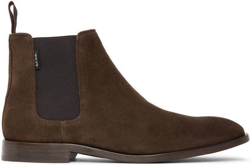 PS by Paul Smith Brown Gerald Chelsea Boots - Picture 5