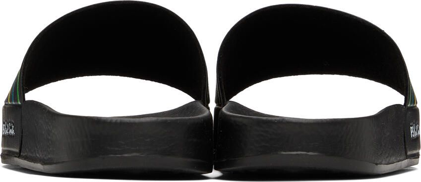 PS by Paul Smith Black Nyro Sports Stripe Slides