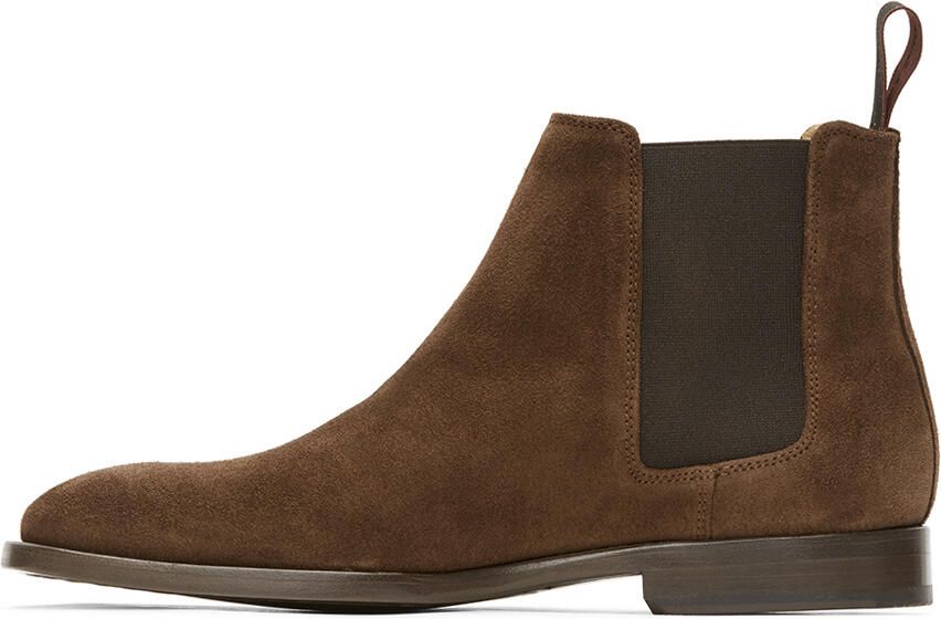 PS by Paul Smith Brown Suede Gerald Chelsea Boots