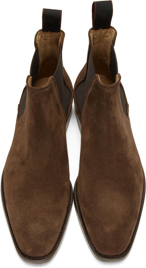 PS by Paul Smith Brown Suede Gerald Chelsea Boots - Picture 2