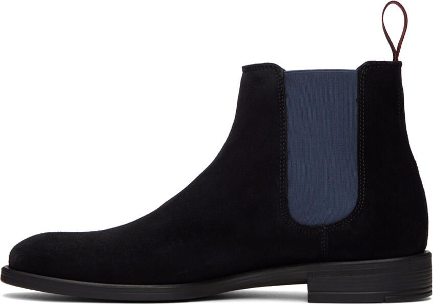 PS by Paul Smith Navy Cedric Chelsea Boots - Picture 3