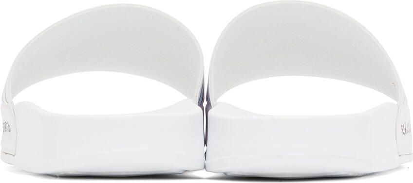 PS by Paul Smith White Nyro Sports Stripe Slides