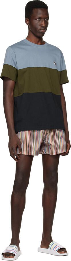 PS by Paul Smith White Nyro Sports Stripe Slides - Picture 4