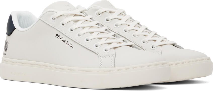 PS by Paul Smith White Rex Zebra Sneakers - Picture 2