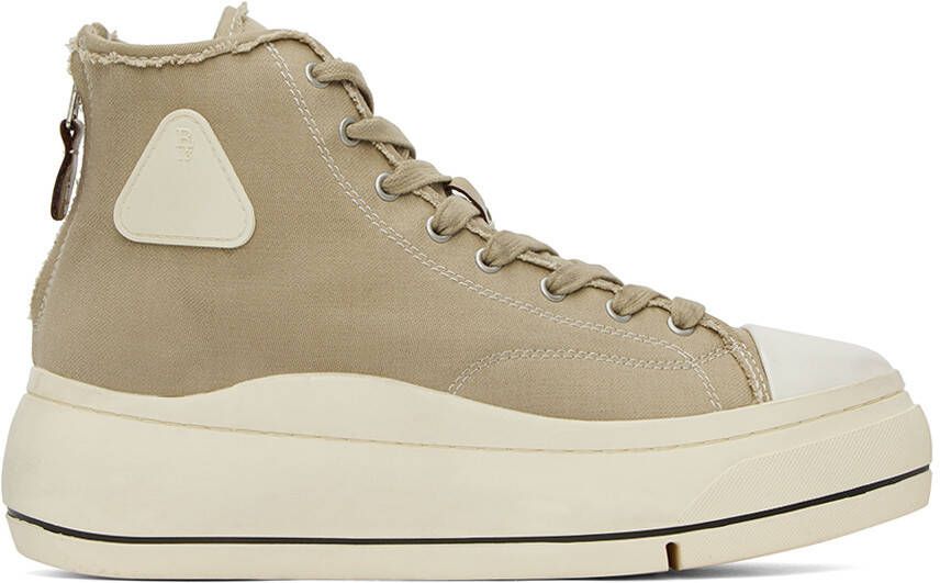 R13 Beige Kurt Sneakers - Picture 4