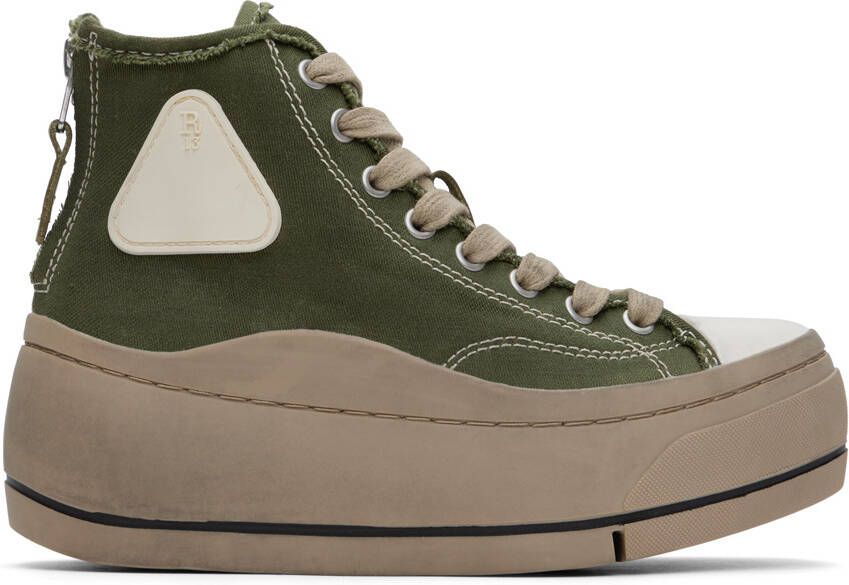 R13 Green Kurt Sneakers