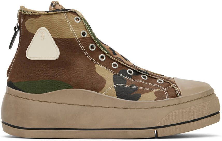 R13 Khaki Kurt Sneakers - Picture 6