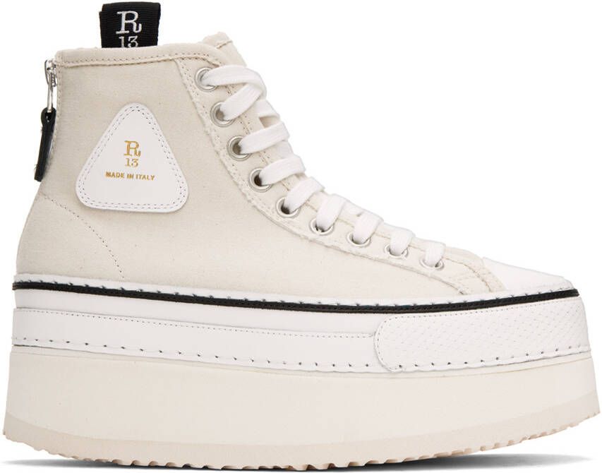 R13 Off-White Courtney Sneakers - Picture 5