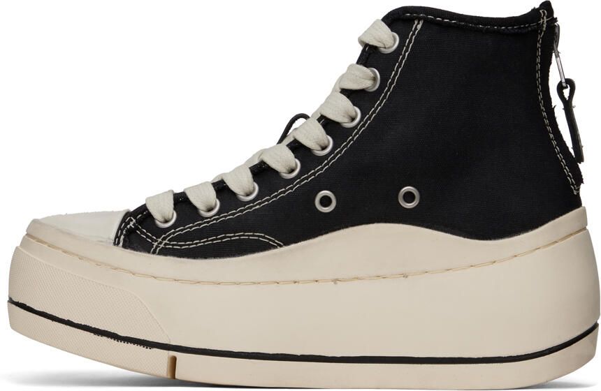 R13 Black Kurt High-Top Sneakers - Picture 4