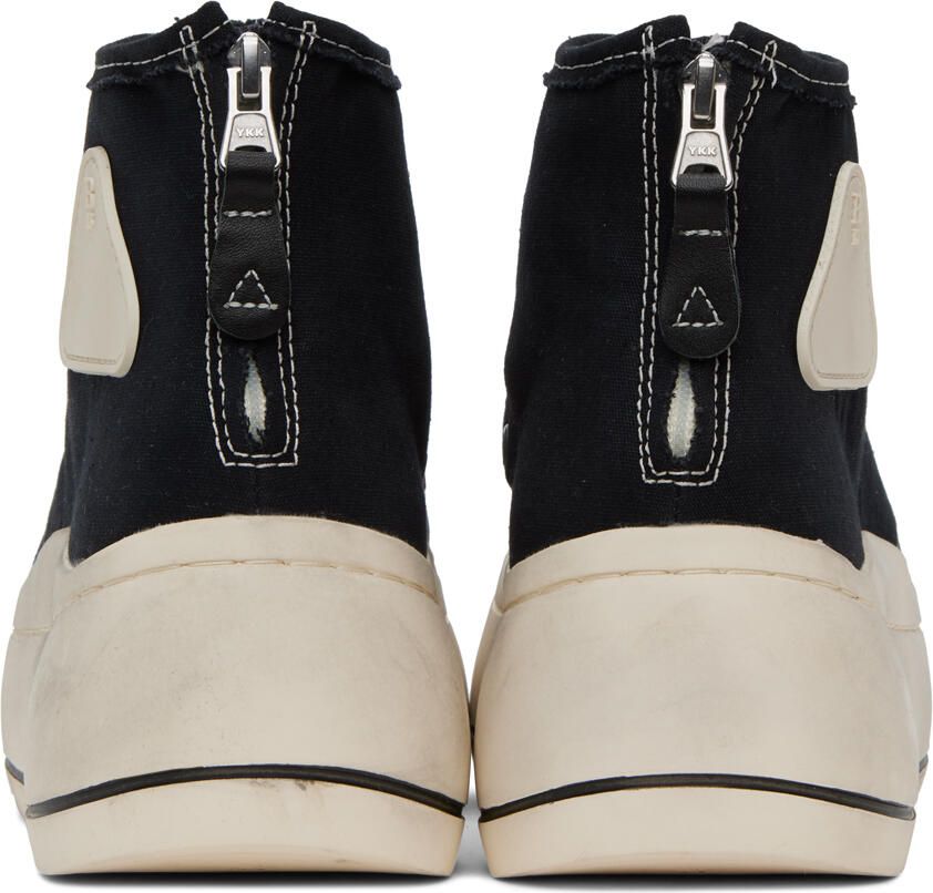 R13 Black Kurt High-Top Sneakers