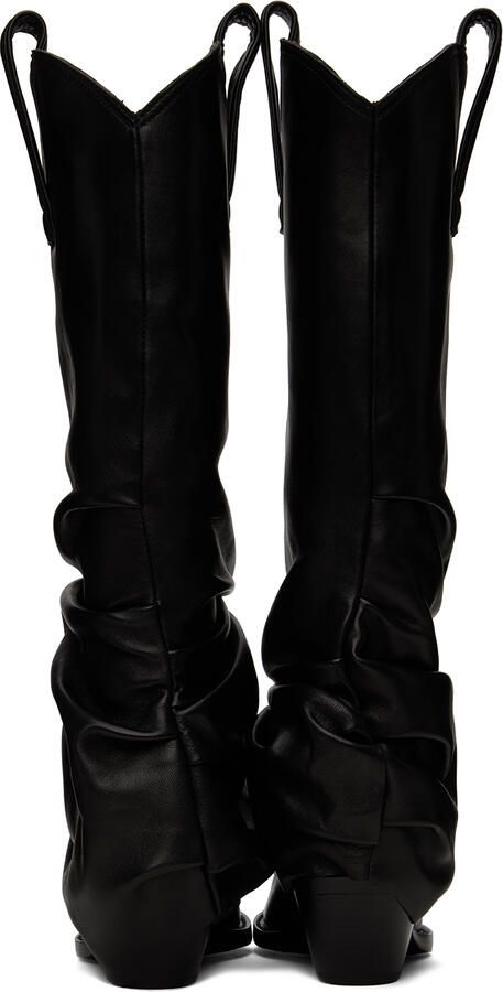 R13 Black Sleeve Cowboy Boots - Picture 3