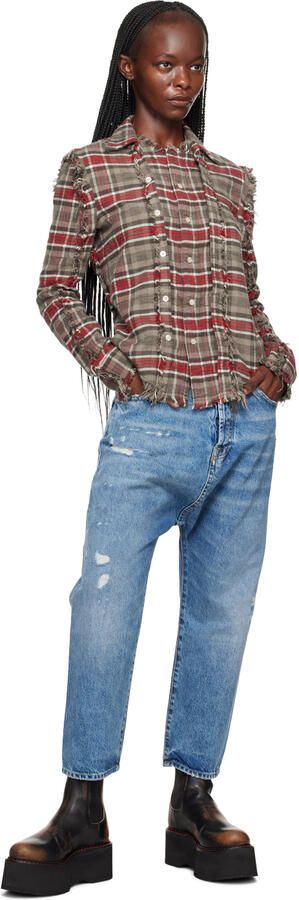 R13 Black Double Stack Chelsea Boots - Picture 4