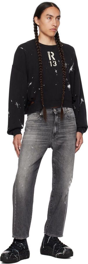 R13 Black Kurt Sneakers - Picture 4