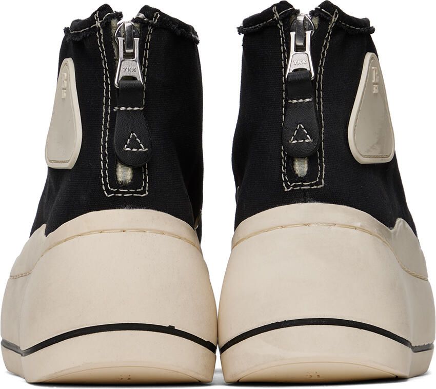 R13 Black Kurt High-Top Sneakers - Picture 7