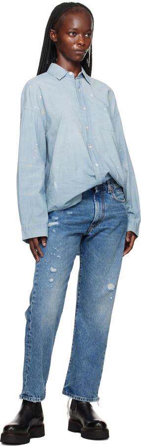 R13 Black SIngle Stack Boots - Picture 4