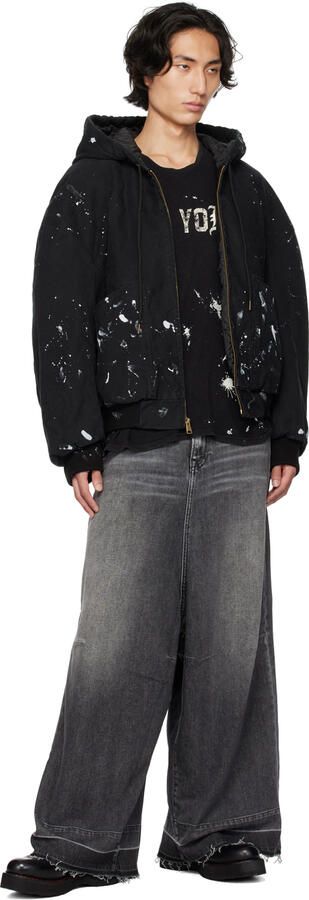 R13 Black Single Stack Boots - Picture 4