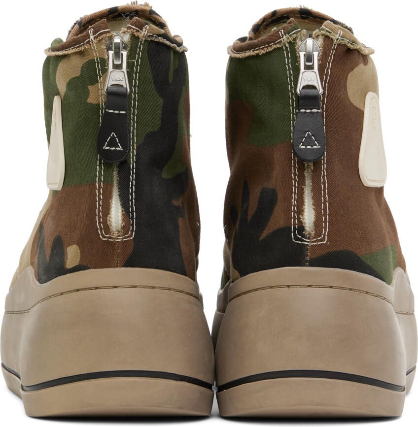 R13 Khaki Kurt Sneakers