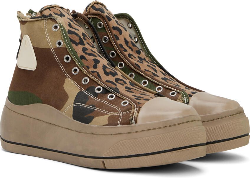 R13 Khaki Kurt Sneakers - Picture 2