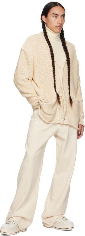 R13 Off-White Kurt High Top Sneakers - Picture 4