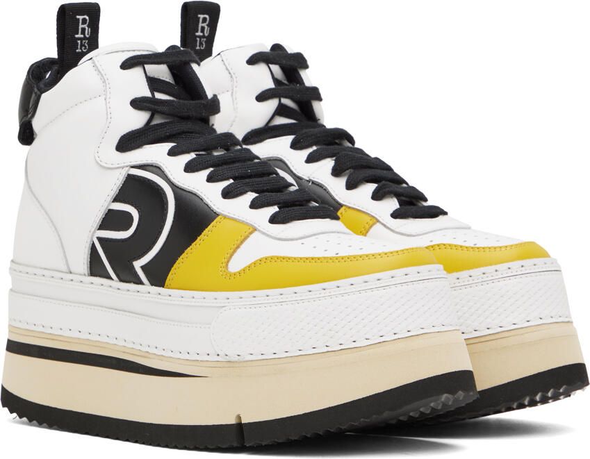 R13 White Riot Sneakers - Picture 2