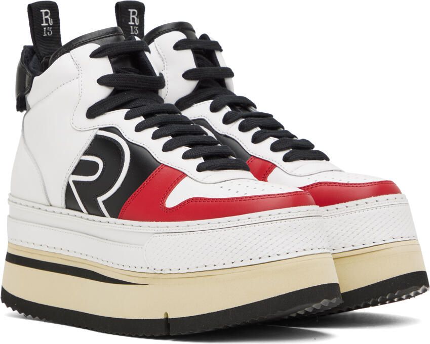 R13 White Riot Sneakers - Picture 2