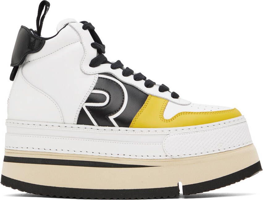R13 White Riot Sneakers - Picture 5