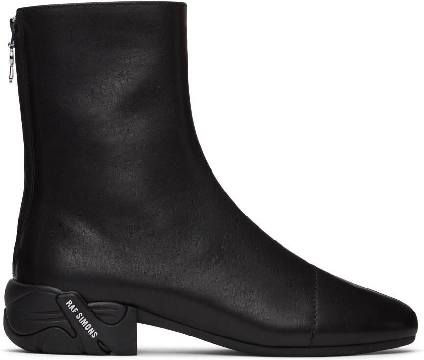Raf Simons Black Solaris High Boots - Picture 5