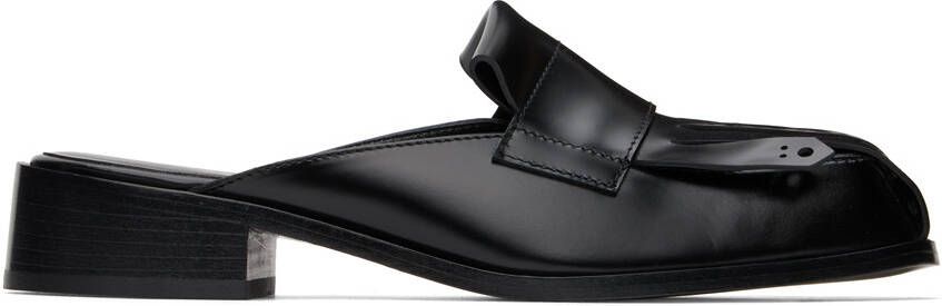 Raf Simons Black Tassel Loafers - Picture 5