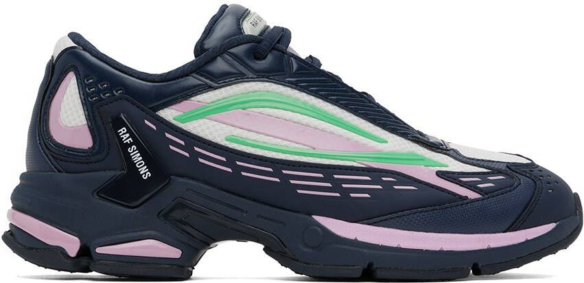Raf Simons Navy & Pink Ultrasceptre Sneakers - Picture 5